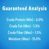guaranteed analysis list