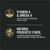 vitamin a and omega-6, natural prebiotic fiber