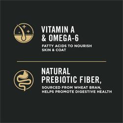 vitamin a and omega-6, natural prebiotic fiber
