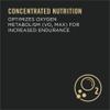 concentrated nutrition optimizes oxygen metabolism for increased endurance
