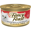 Fancy Feast Classic Paté Tender Beef & Chicken Feast Gourmet Wet Cat Food