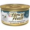 Fancy Feast Classic Paté Salmon & Shrimp Feast Gourmet Wet Cat Food