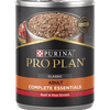 Pro Plan Complete Essentials Adult Beef & Rice Entrée Classic Wet Dog Food